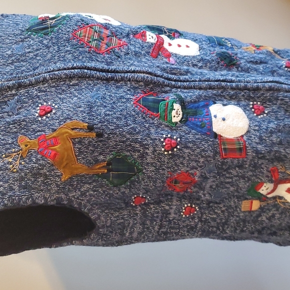Snowman Christmas vest size small - Picture 3 of 11